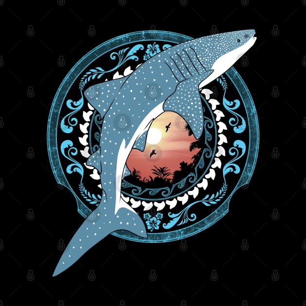 Whale Shark Dive Polynesia by NicGrayTees