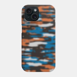 Chocolate Blue Silver Camouflage Phone Case