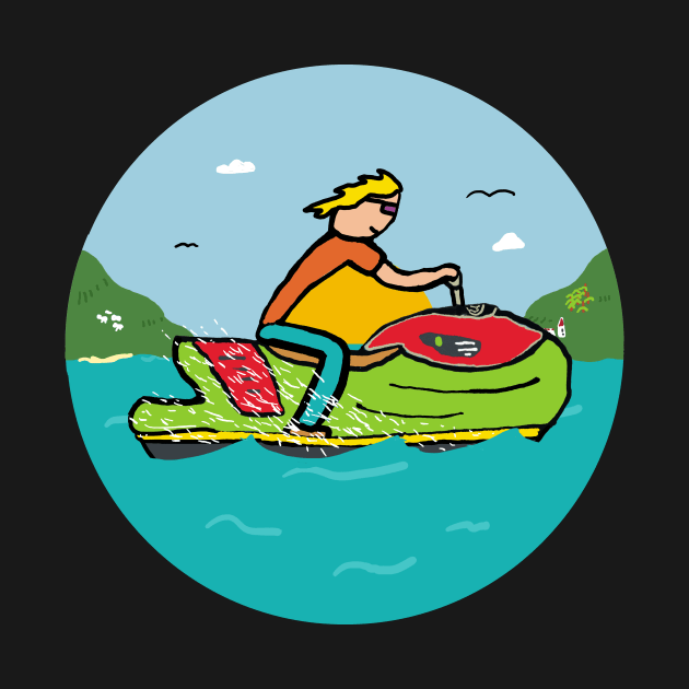 Jet Ski by Mark Ewbie