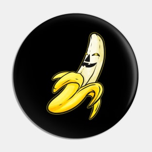 Evil Jack O Lantern Banana Halloween Pin