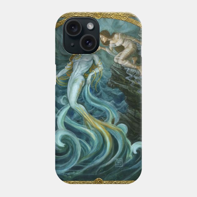 The Water Elemental and his Lover Phone Case by BohemianWeasel