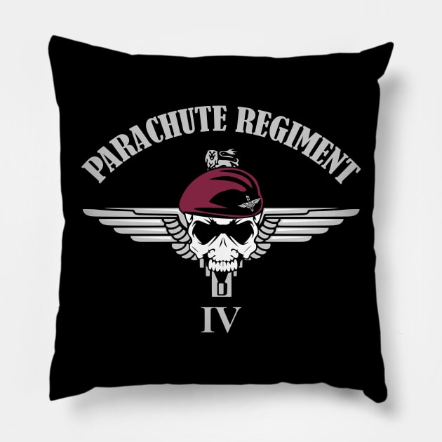 Parachute Regiment – 4th Battalion (4 PARA) Pillow by TCP