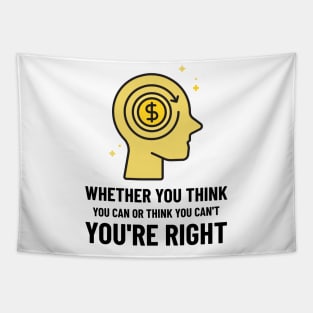 Think - Law Of Attraction Tapestry