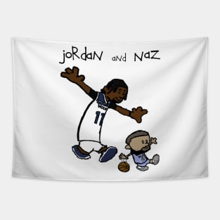 Jordan and Naz (Calvin and Hobbes) Tapestry