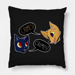 Mae and Gregg Crimes? Crimes! (OLD) Pillow