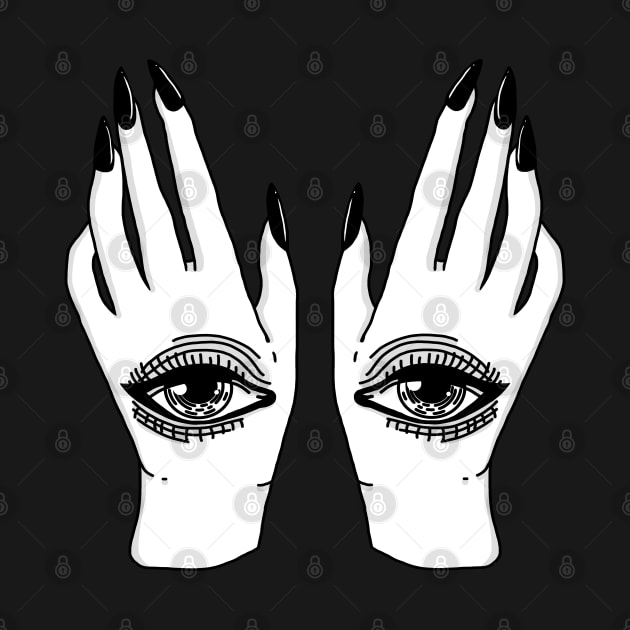 All Seeing Occult Hands by MyOwnFairytale