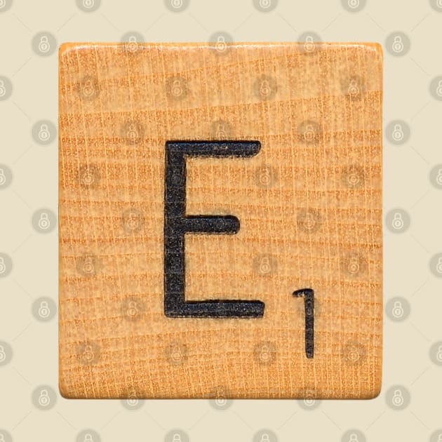 Scrabble Tile E by RandomGoodness