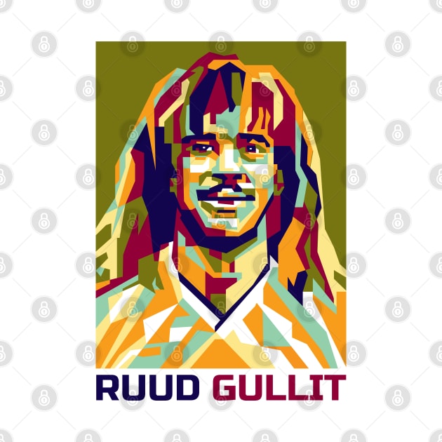 Abstract Ruud Gullit In WPAP by smd90