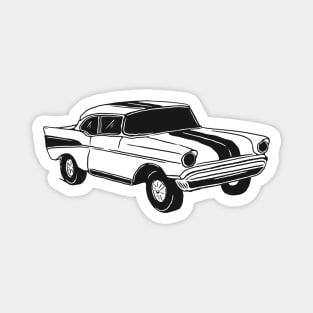 Vintage Car Cartoon Magnet