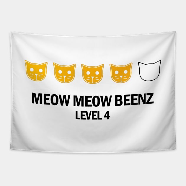 Meow Meow Beenz Level 4 Tapestry by teesvira