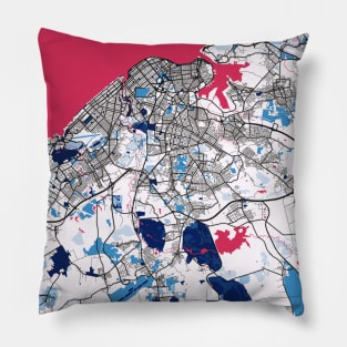 Havana - Cuba MilkTea City Map Pillow