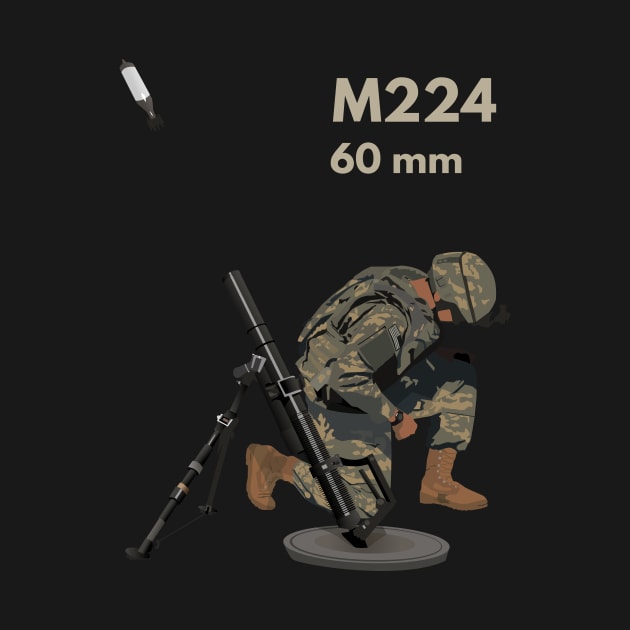 M224 Mortar with Gunner by NorseTech