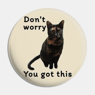 Don’t Worry You Got This (kitty) Pin