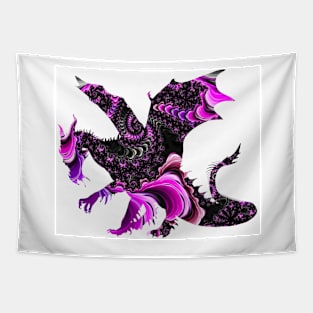 “Fractal Dragon” Tapestry