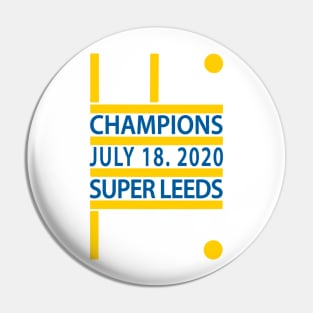 Leeds Champions Pin