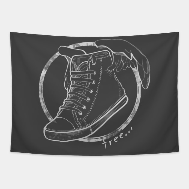 Sneakers Tapestry by RedFin