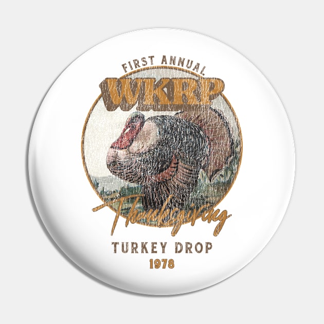 Vintage WKRP Turkey Pin by nidspag