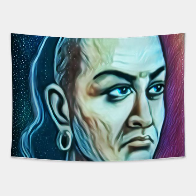 Chanakya Portrait | Chanakya Artwork 5 Tapestry by JustLit