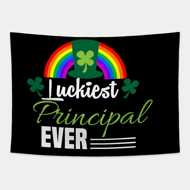 luckiest principal ever st patricks day Tapestry by DODG99