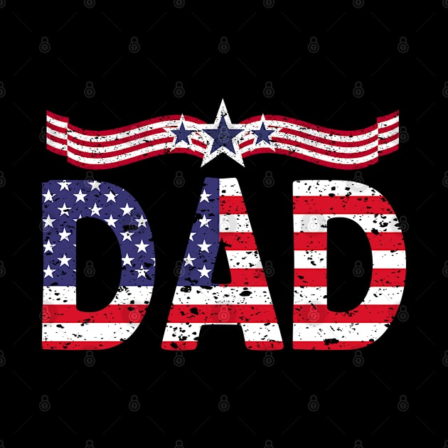 Patriotic Dad Gift - 4th of July Gift by Teesamd