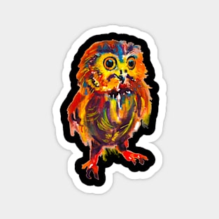 Cute Colorful Owl Magnet