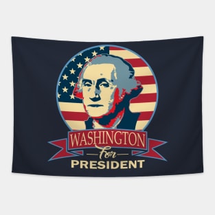 George Washington For President Tapestry