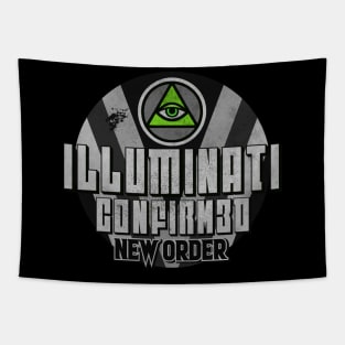 Green Illuminati Tapestry