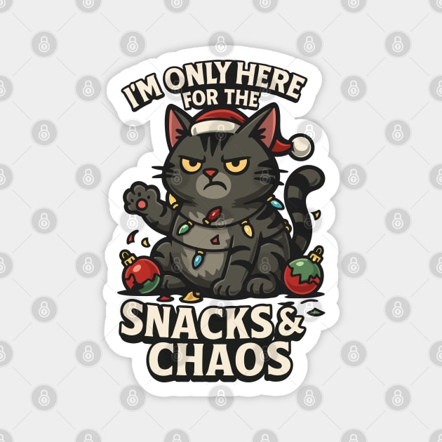 I’m Only Here for the Snacks & Chaos Magnet by Urbanprint