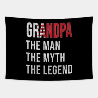 Grand Father Bahraini Grandpa The Man The Myth The Legend - Gift for Bahraini Dad With Roots From  Bahrain Tapestry