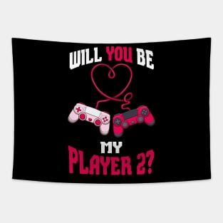 Will You Be My Player 2 Tapestry