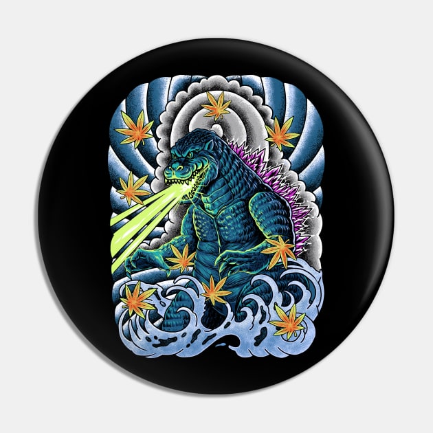 king of monster japanese tattoo Pin by polkadothero