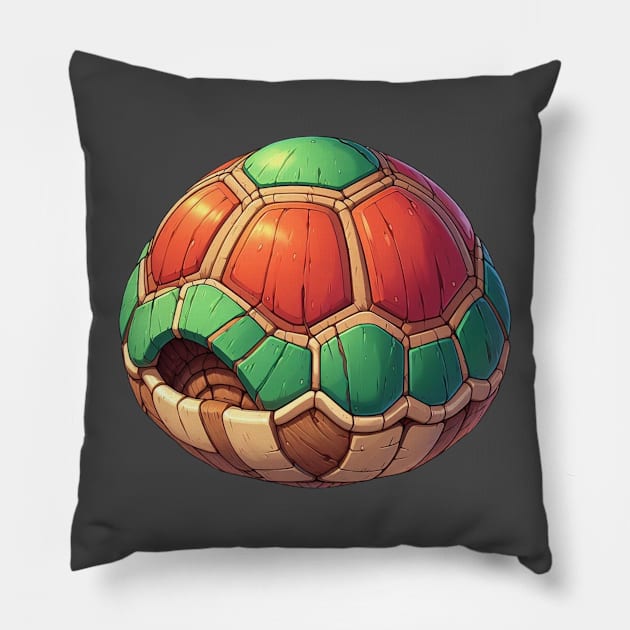 Turtle Shell Pattern Pillow by YuYu