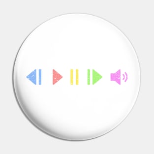 Pastel Music Controls Pin