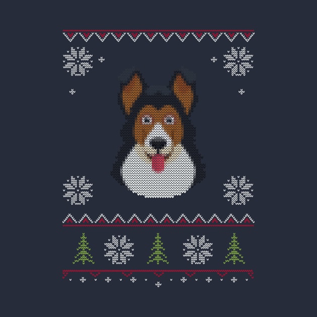 Dog Ugly Christmas Sweater by vladocar