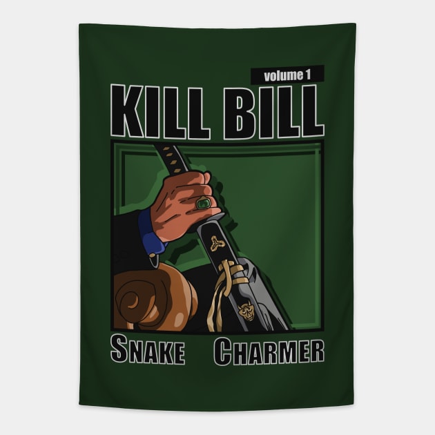 Bill Panel (with Title) (Kill Bill) Tapestry by SpareFilm