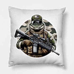 Tactical Crocodile Operator Pillow