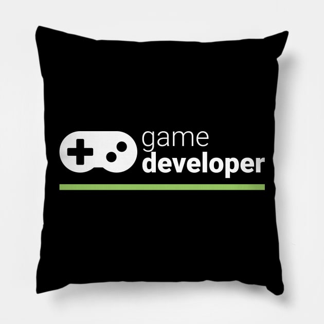 Game Developer Pillow by codewearIO