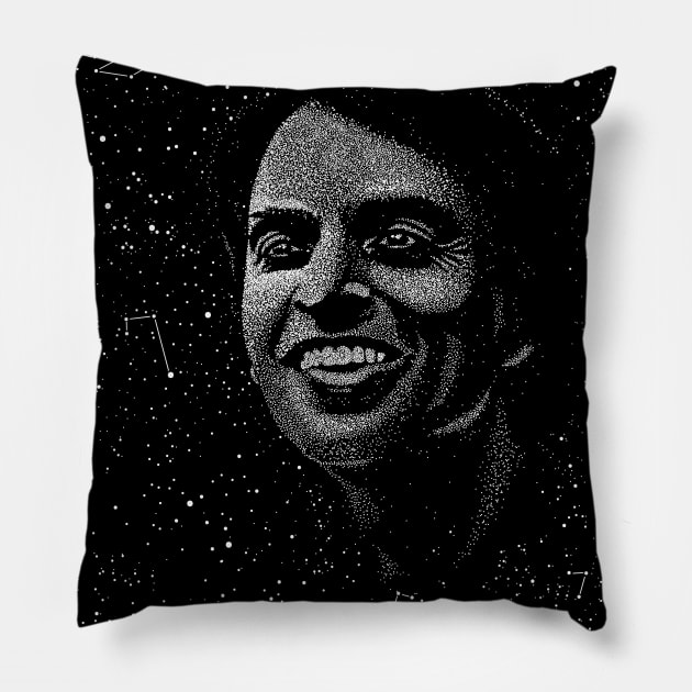 Carl Sagan Pillow by difrats