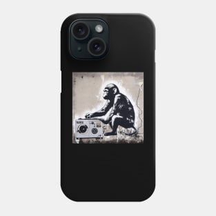 Banksy's Monkey illustration Phone Case