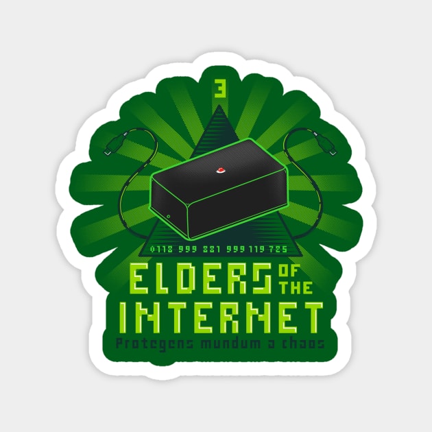 Elders of the Internet Magnet by OmarFeliciano_PrimitiveTool