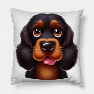 Pup-tacular Gordon Setter Pillow