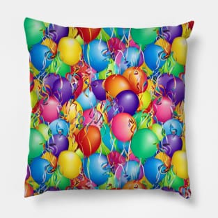 Birthday Balloon Pattern Pillow