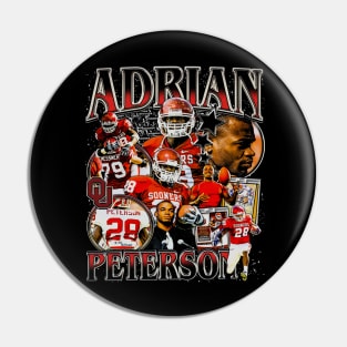 Adrian Peterson College Vintage Bootleg Pin