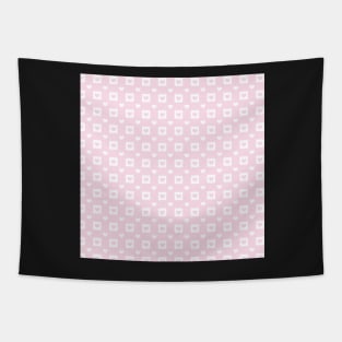 CUTE VALENTINES DAY VINTAGE RETRO PINK AND WHITE HEARTS AND STRIPES Tapestry