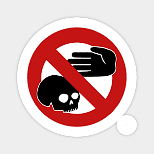 Do Not The Skull Magnet