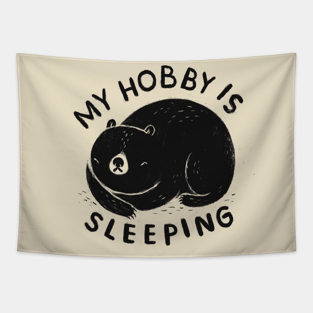 my hobby is sleeping Tapestry by Louisros