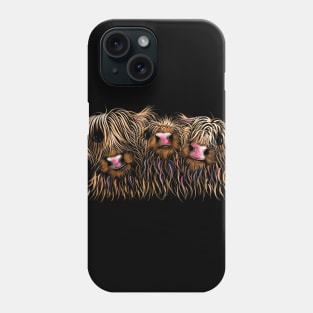 SCoTTiSH HiGHLaND CoWS ' THe McDouGHNuTS ' Phone Case