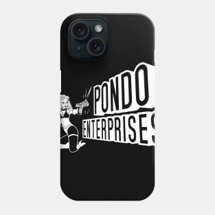 Pondo Enterprises Logo (B&W) Phone Case