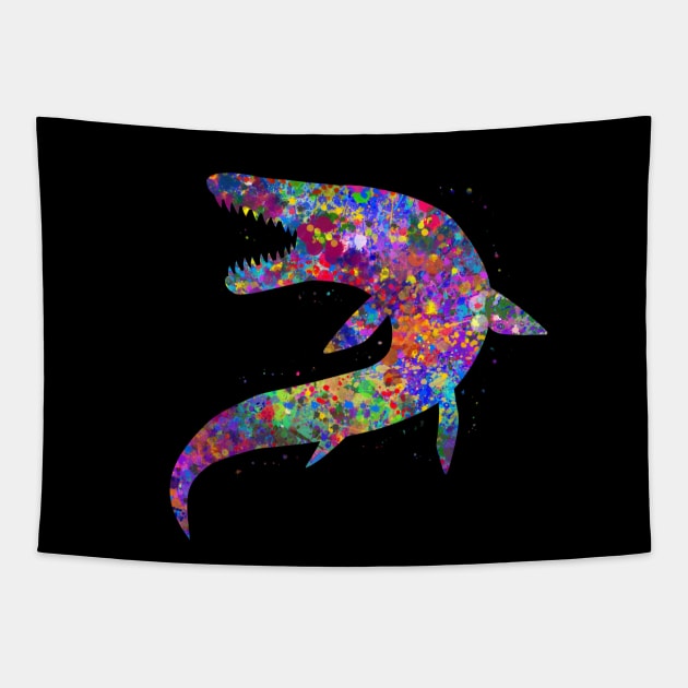 Mosasaur dinosaur Tapestry by Yahya Art