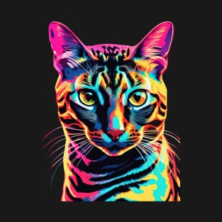 Bengal Cat Pop Art T-Shirt